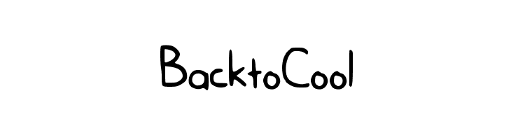 BacktoCool Font