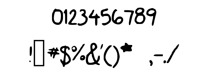 BacktoCool Font OTHER CHARS