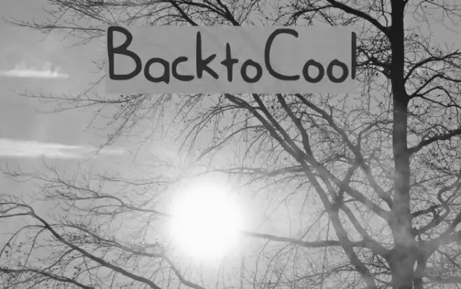 BacktoCool Example 1
