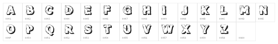 Backtrack Regular Character Map