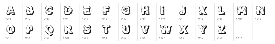 Backtrack Regular Character Map