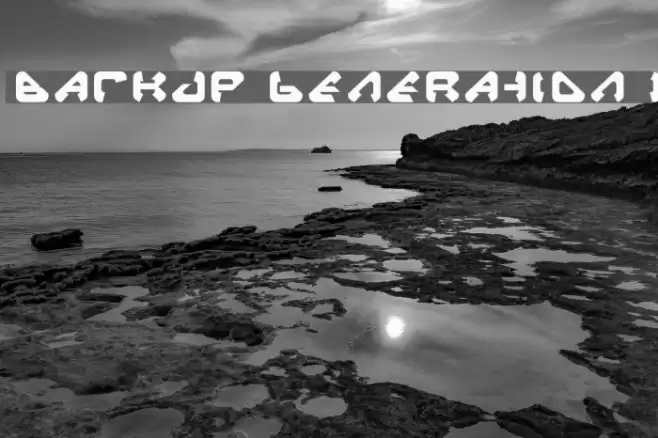 Backup Generation 1 Font examples