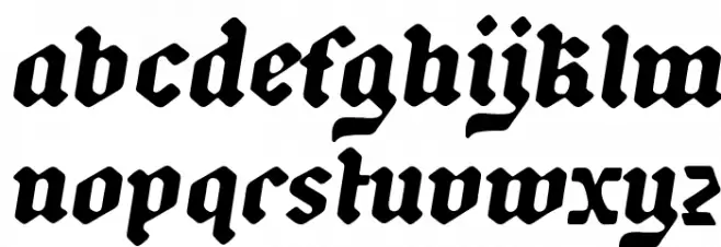 Backyard Black PERSONAL Italic Font Litere mici