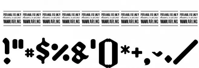 Backyard Black PERSONAL Polices AUTRES CHARS