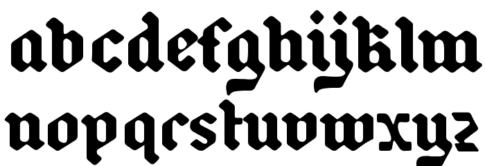 Backyard Black PERSONAL Font LOWERCASE