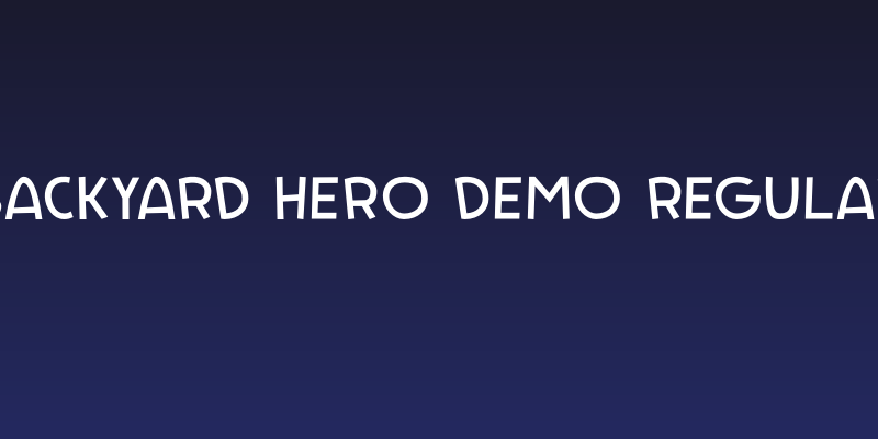 Backyard Hero DEMO Regular Social Header