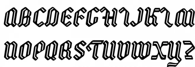 Backyard PERSONAL Italic 字体 大写