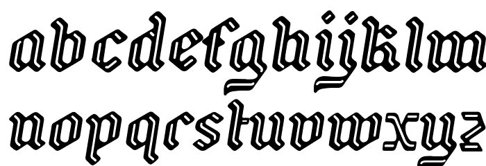 Backyard PERSONAL Italic Font LOWERCASE