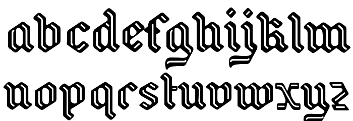 Backyard PERSONAL Font LOWERCASE