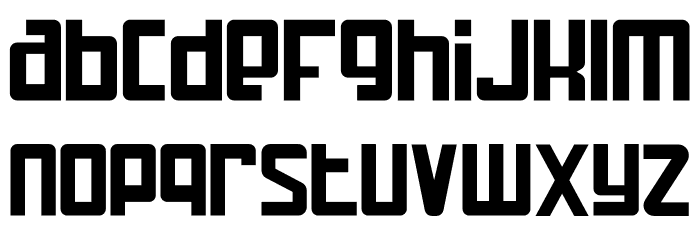 Backyard personal use Font LOWERCASE