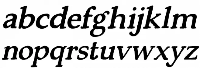 Backzone DEMO Bold Italic Font Litere mici