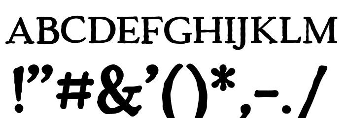 Backzone DEMO Bold Font Alte caractere
