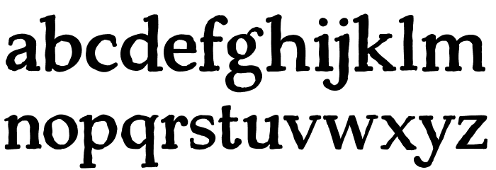 Backzone DEMO Bold Font Litere mici
