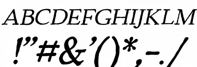Backzone DEMO Italic Font OTHER CHARS