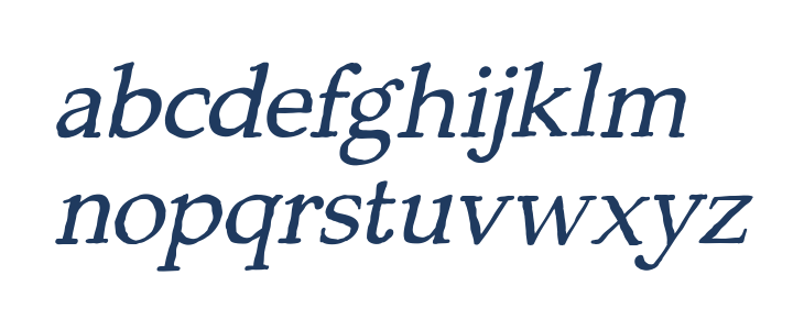 Backzone DEMO Italic Lowercase