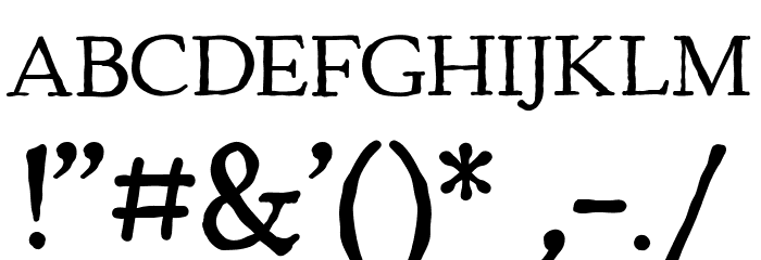 Backzone DEMO Schriftart Anderer Schreiben