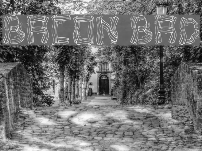 Bacon Bad Font examples