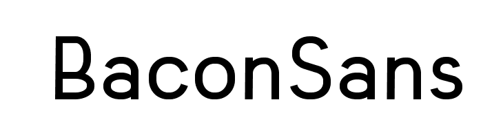 Bacon Sans  नि: शुल्क फ़ॉन्ट्स डाउनलोड