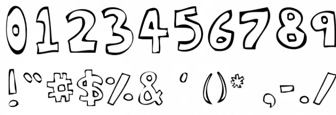 Bacon [taste the bacon] Font OTHER CHARS