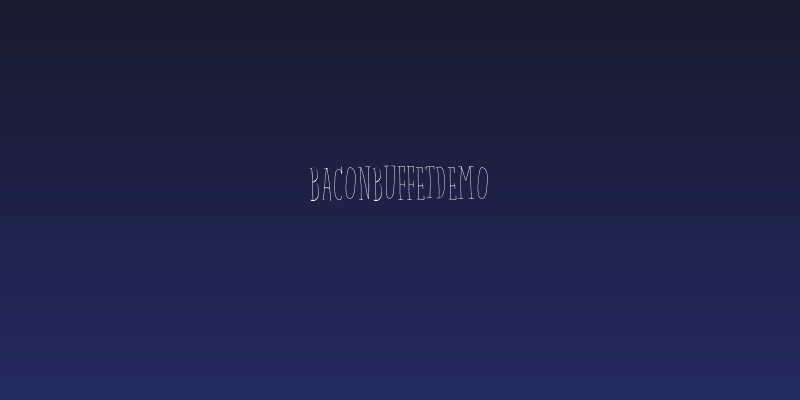 BaconBuffetDEMO Social Header