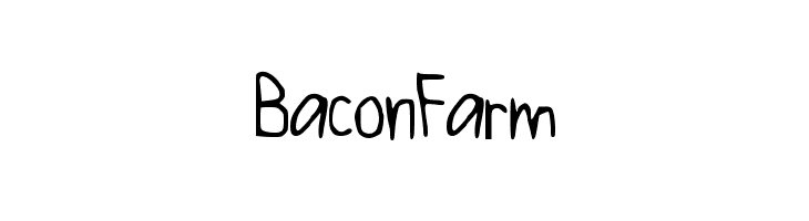 BaconFarm Font - FFonts.net