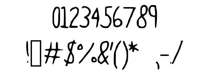 BaconFarm Font OTHER CHARS