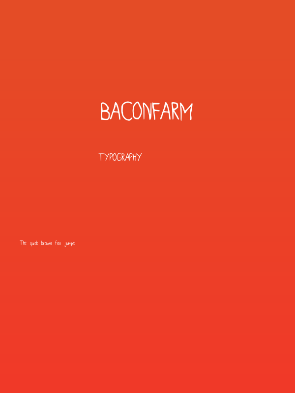 BaconFarm Poster