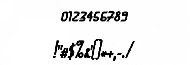 BaconRequest Bold Italic Font OTHER CHARS