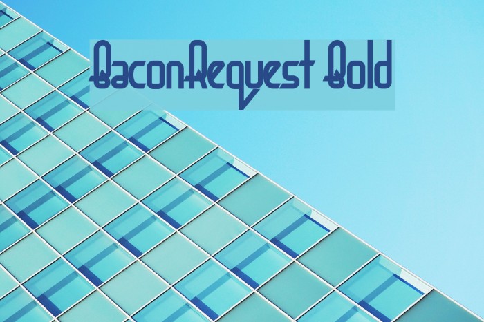 BaconRequest Bold Font examples
