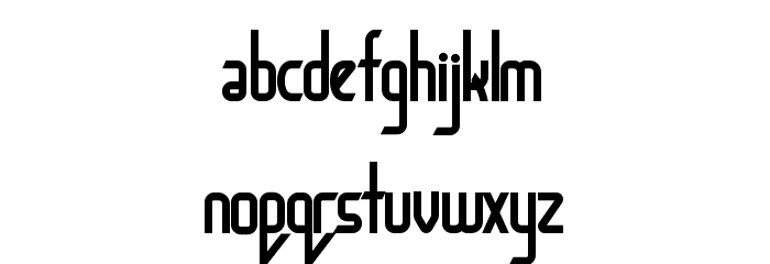 BaconRequest Bold Font LOWERCASE