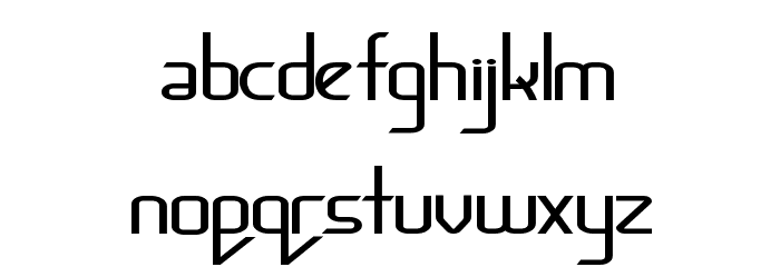 BaconRequest Expanded Font LOWERCASE