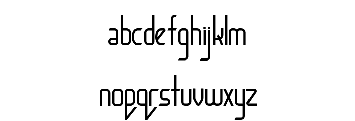 BaconRequest-Regular Font LOWERCASE