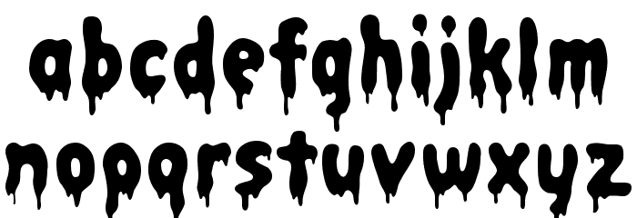 Bacon Font LOWERCASE