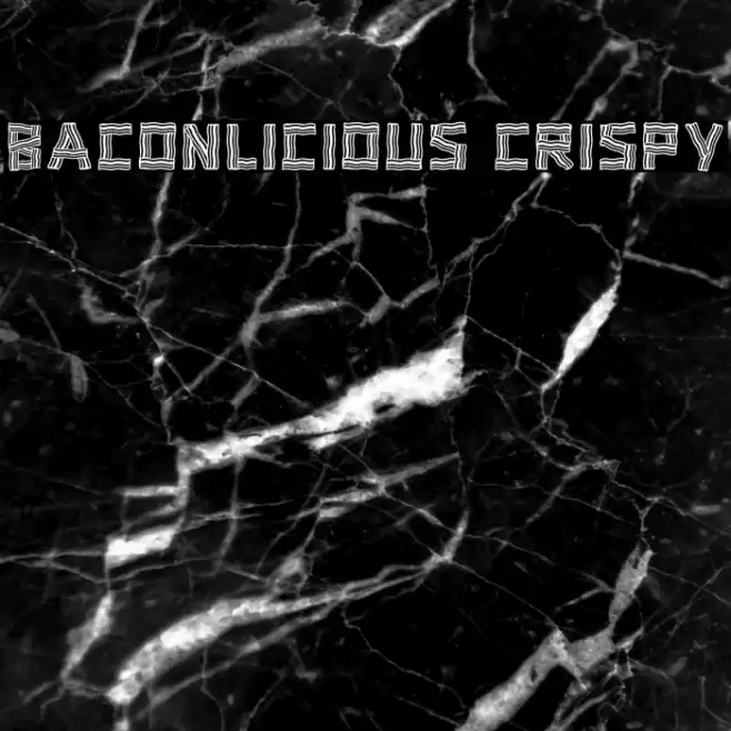 Baconlicious Crispy Fonte examples
