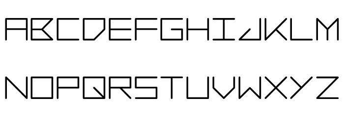 Bacotu Font LOWERCASE