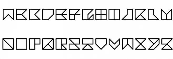 Bacotu 字体 大写