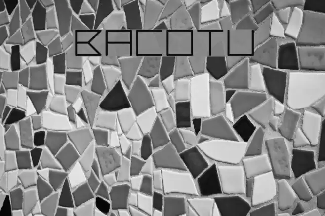 Bacotu Font examples