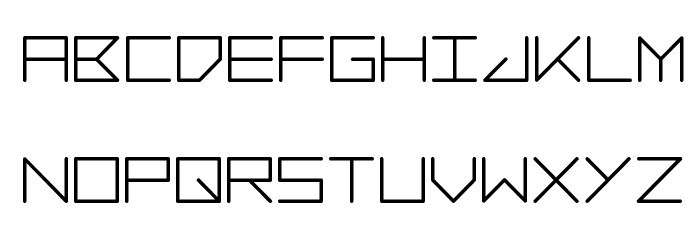 Bacotu Font LOWERCASE