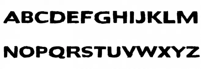 Bactosaurus Schriftart Groß