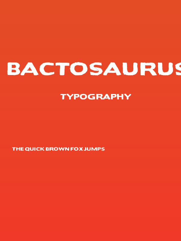 Bactosaurus Poster