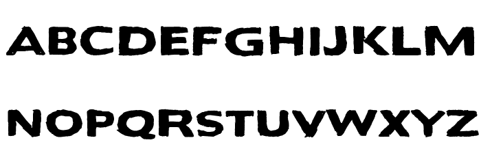 Bactosaurus Font LOWERCASE