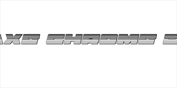 Bad Axe Chrome Italic Logo