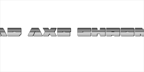 Bad Axe Chrome Logo