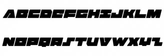 Bad Axe Condensed Italic Шрифта ВЕРХНИЙ