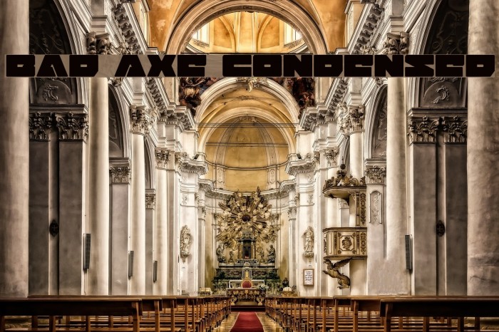 Bad Axe Condensed Example 3