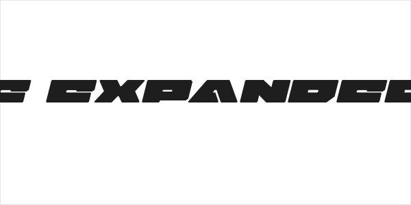 Bad Axe Expanded Italic Logo