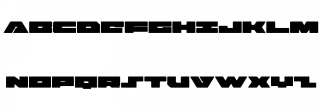 Bad Axe Expanded Шрифта ВЕРХНИЙ