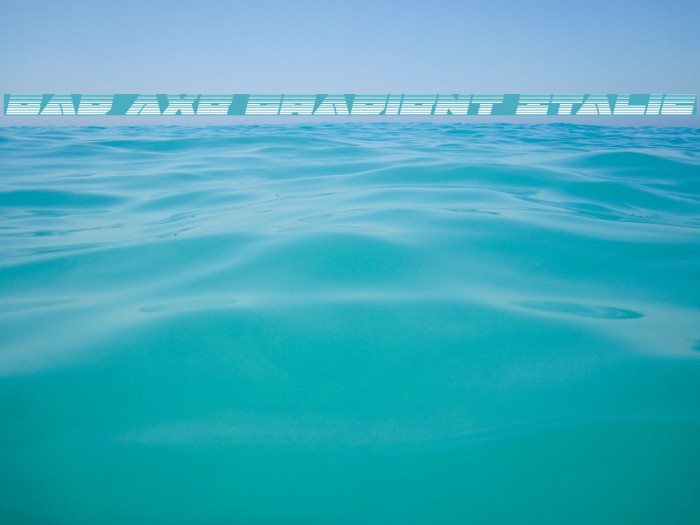 Bad Axe Gradient Italic Font examples