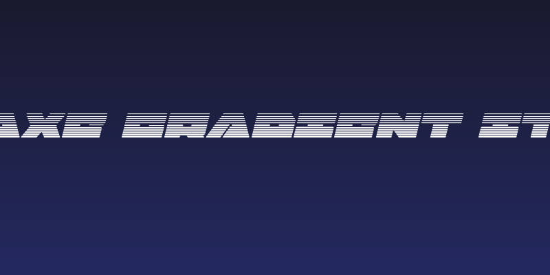 Bad Axe Gradient Italic Social Header