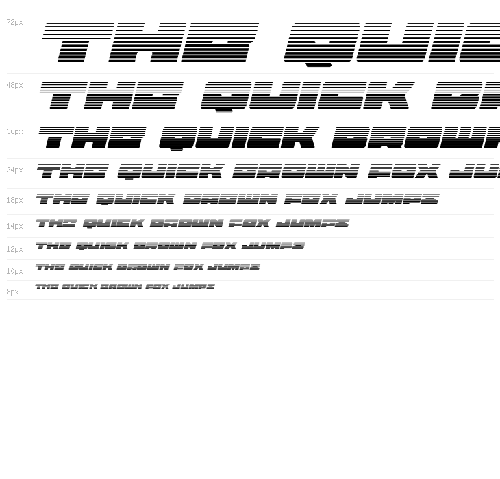 Bad Axe Gradient Italic Waterfall